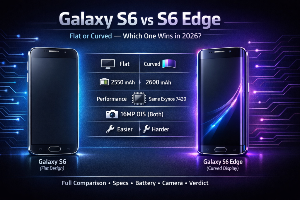  Samsung Galaxy S6 vs S6 Edge