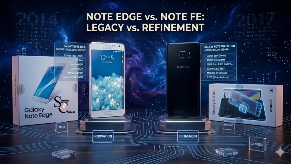 Samsung Galaxy Note Edge vs Galaxy Note FE