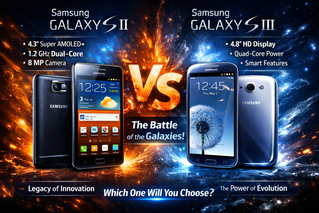 Samsung Galaxy S II vs Galaxy S III 